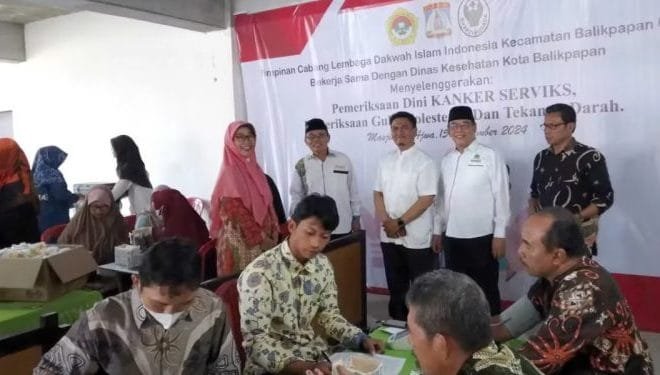 LDII Kota Balikpapan Gelar Pemeriksaan Dini Kanker Serviks Bersama Dinkes