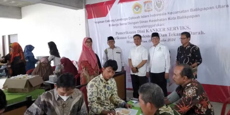 LDII Kota Balikpapan Gelar Pemeriksaan Dini Kanker Serviks Bersama Dinkes