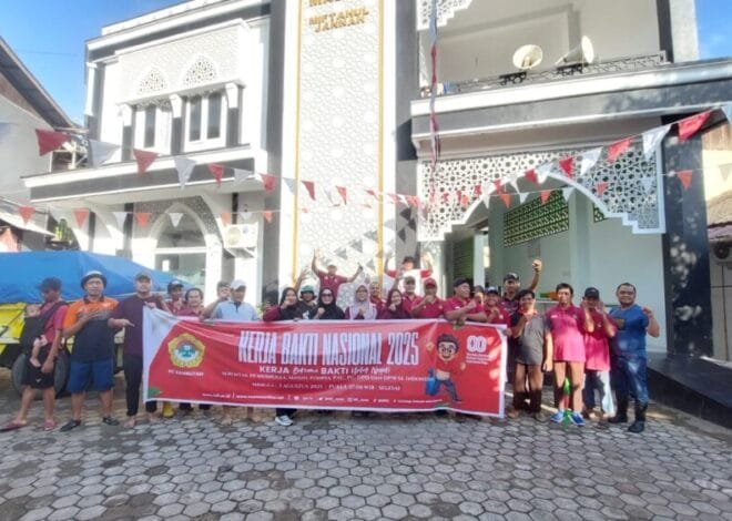 Camat Dampingi PC LDII Sambutan Kerja Bakti. Camat :  “Kegiatan positif, dan bisa langsung dirasakan Masyarakat”