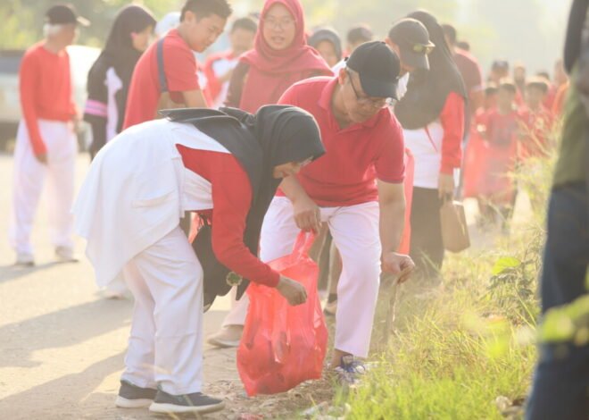 LDII Harapan Baru Ubah Momentum Jalan Sehat Jadi Aksi Peduli Lingkungan