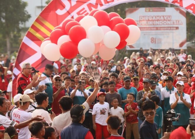 Tumpah Ruah Warga LDII Samarinda Ikuti Jalan Sehat HUT ke-81 Republik Indonesia
