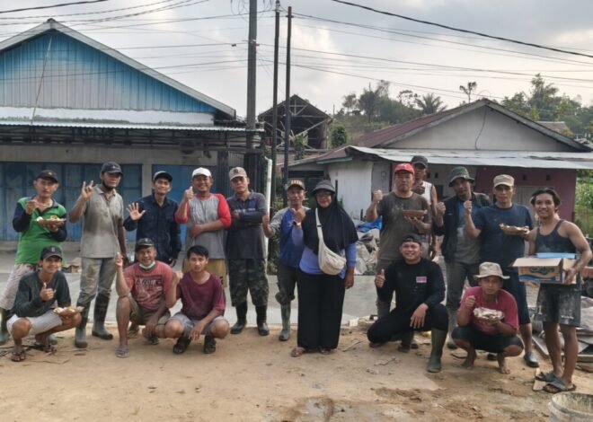 PAC LDII Harapan Baru Gotong Royong Dukung Pengecoran Jalan Jati 4